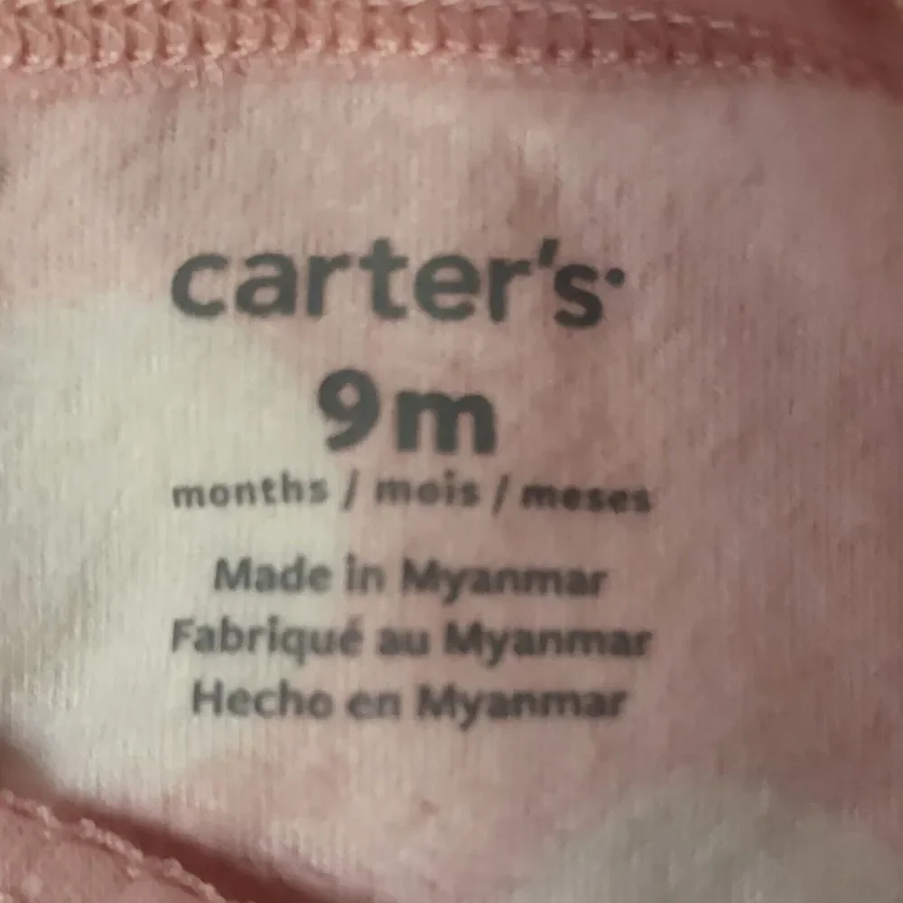 Carters 6-9 Months Outfits New With Tag Long Sleeve Pink Sleeper navy Blue Dress